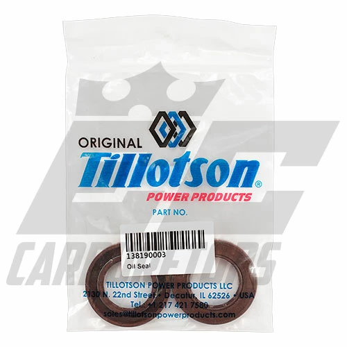 EC Carburetors Tillotson 196-212-225 Red Crankcase Oil Seal 2-Pack 1 EC Carburetors Tillotson 196-212-225 Red Crankcase Oil Seal 2-Pack