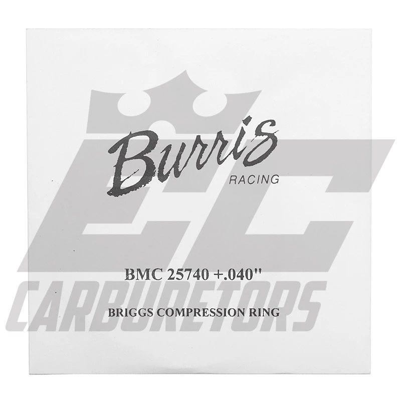 EC Carburetors 25740 Burris .040 Piston Rings 1 EC Carburetors 25740 Burris .040 Piston Rings