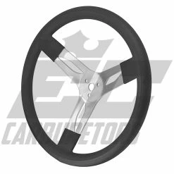 EC Carburetors QuickCar 15-Inch Black Steering Wheel