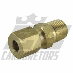 EC Carburetors 1/8NPT Straight Brass Brake/Throttle Linkage Fitting