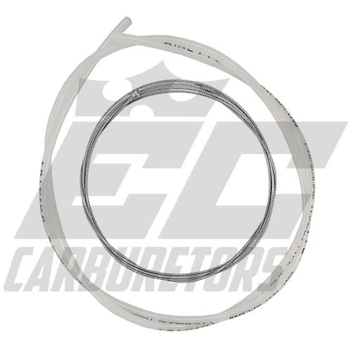 EC Carburetors 60-Inch 3/16 Ball-End Universal Throttle Cable 1 EC Carburetors 60-Inch 3/16 Ball-End Universal Throttle Cable