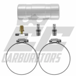 EC Carburetors Billet Aluminum Oil Catch Can - Silver
