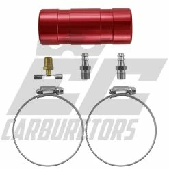 EC Carburetors Billet Aluminum Oil Catch Can - Red