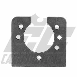 EC Carburetors Steel Axle Weldment For 1-Inch Bearing Flanges