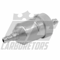 EC Carburetors Billet Aluminum Fuel Filter - Silver