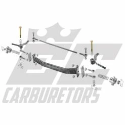 EC Carburetors 40-Inch Outlaw Drop Front Axle Using Front Brakes And 6.50-Inch Wheels